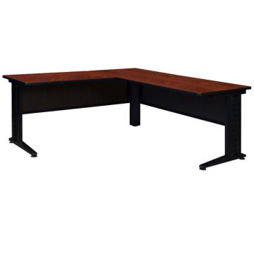 Fusion L-Shaped Desks with Return