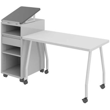 Echo Series Mobile Podium Educator's Desk by Haskell