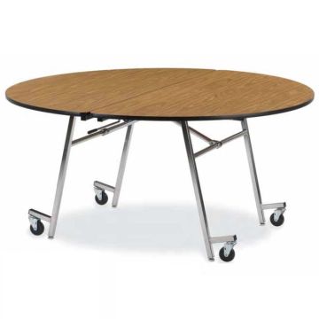 Mobile Folding Shape Cafeteria Tables