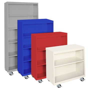 Mobile Metal Bookcases