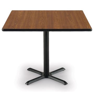 Mode Square Counter Height Cafe Table w/ Black X-Base