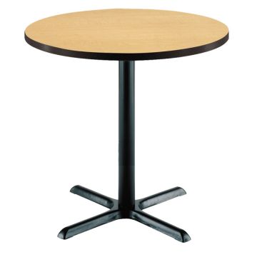 Mode Round Counter Height Cafe Table w/ Black X-Base