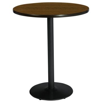 Mode Round Bar Height Cafe Table w/ Black Round Base