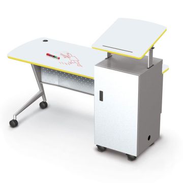 Trend Podium Desk w/ Dry Erase Top