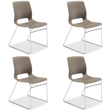 Motivate High-Density Stacking Chair - Set of 4