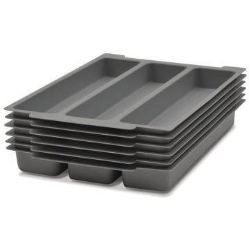 6 Pack - 3 Section Tray Insert