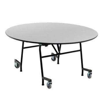 Standing Height EZ-Tilt Round Mobile Cafeteria Table (48'')