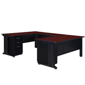 Fusion Double Pedestal U-Shaped Desks