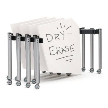 Dry Erase Kite Mobile Flip-Top Nest Tables