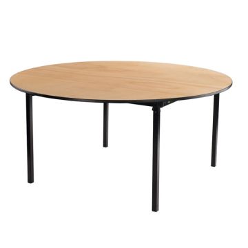 Max Seating Round Particle Board Folding Tables by NPS