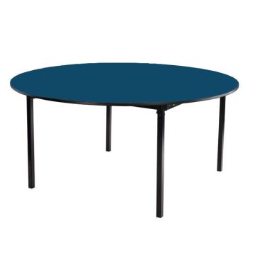 Max Seating Round Premium Plywood with T-Mold Edge Folding Tables by NPS