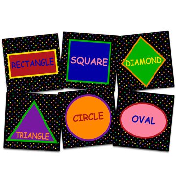My Seating Shapes Seating Squares ( Set of 6)