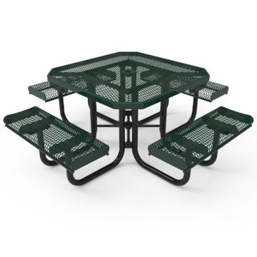 Octagon Rolled Edge Portable Picnic Tables