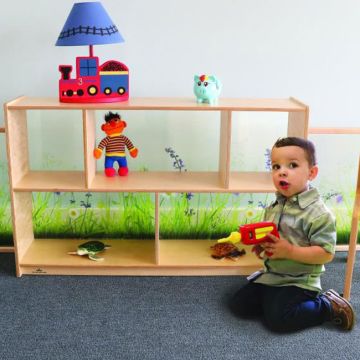 Nature View Acrylic Back Cabinets