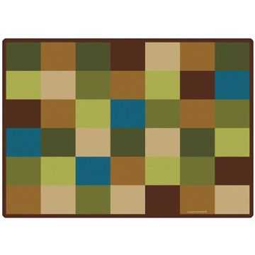 Nature's Blocks Seating Rug