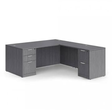 Executive L-Shaped Office Desk (71'' W x 36'' D)