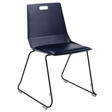 LūvraFlex Series Sled Base Padded Stack Chair