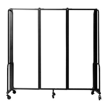 ROBO Series 3-Section Frosted Acrylic Room Divider