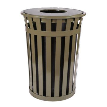 Oakley Collection Slatted Receptacle