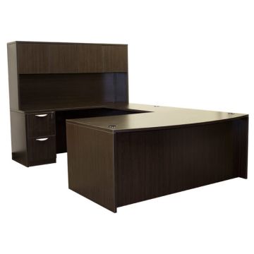 U-Shape Desks with Hutch