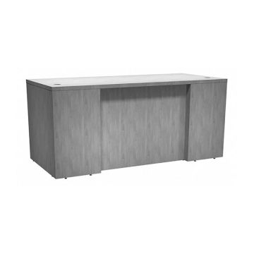 Ultra Premium Laminate Series Step Front Desk w/ Full Pedestals - 66"W x 30"D
