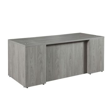 Ultra Premium Laminate Series Step Front Desk w/ Full Pedestals - 72"W x 30"D