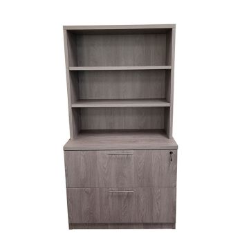 Ultra Premium Laminate Series Hutch w/ Lateral Files