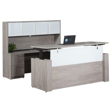 Ultra Premium Laminate Series U-Shaped Electric Sit-Stand Desk Suites