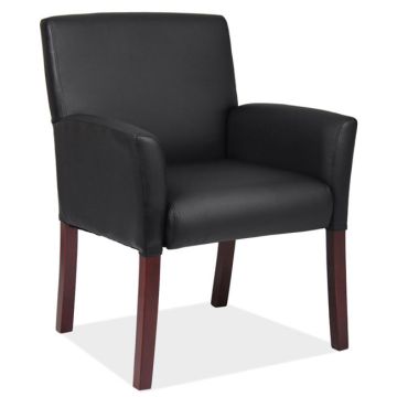 Retro style office guest chair for waiting rooms and reception areas