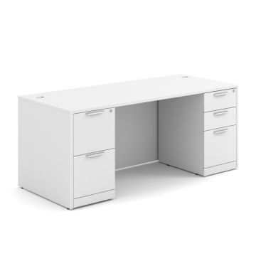 OS Laminate Desk W/ Double Full Pedestals (71" X 30")
