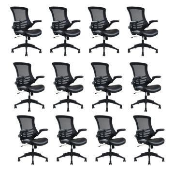 Serene Series Mesh Office Chair Package (Set of 12)