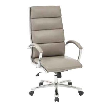 WorkSmart High Back Executive Faux Leather Chair
