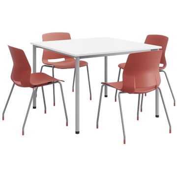 Spright Table & Lola Chair Set w/ Glides