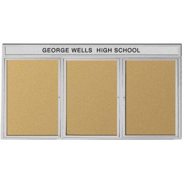 Outdoor Headline Bulletin Board Cabinet