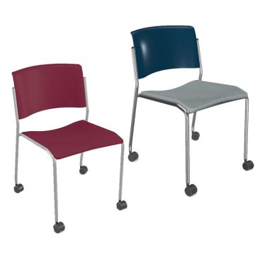 Akt 4-Leg Caster Chairs