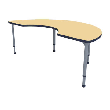 A & D Table (36" x 72" Kidney)