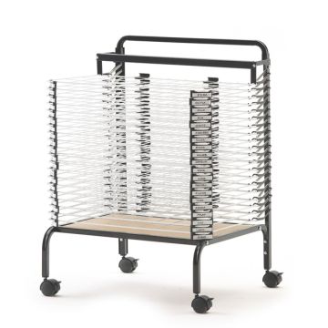 Spring Loaded Paint Drying Rack