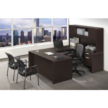 Classic Series U-Shaped Desk w/ Hutch