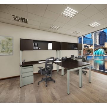 Elements Two Person Workstation Suite