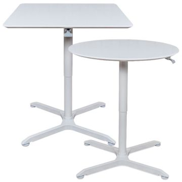 Pneumatic Height Adjustable Cafe Tables