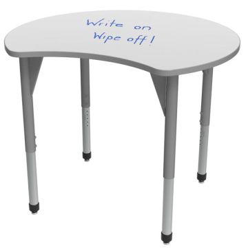 Premier Standing Height Dry Erase Table (48'' Scoop )