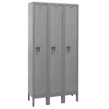 Maintenance-Free Quiet Single-Tier 3-Wide Lockers