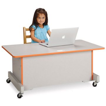 Rainbow Accents Apollo Single Computer Desk