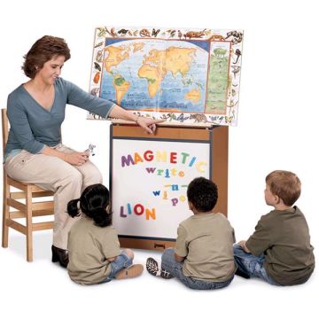 Rainbow Accents Big Book Easel ( Magnetic Write-n-Wipe )