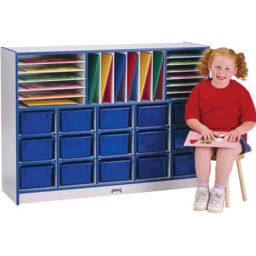 Rainbow Accents Sectional Mobile Cubbie