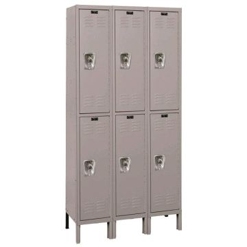 ReadyBuilt Double-Tier 3-Wide Lockers w/ Locks