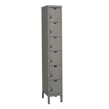 ReadyBuilt Six-Tier 1-Wide Lockers w/ Locks
