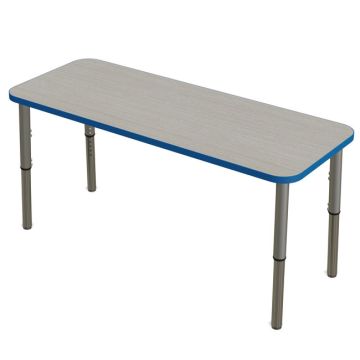 Synergy Adjustable Rectangle Table - 24'' D x 48'' W