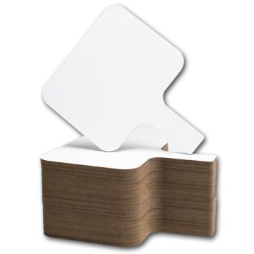 Rectangular Dry Erase Answer Paddles- 24 Pack