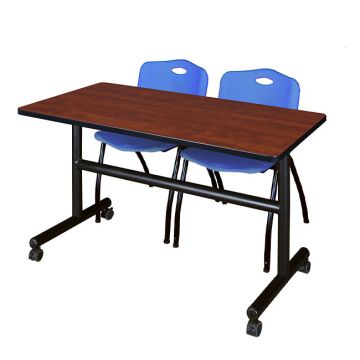 Kobe Flip Top Training Table & M Stacker 4700 Chairs